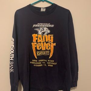 Vintage Y2K Nashville Predators hockey shirt XL